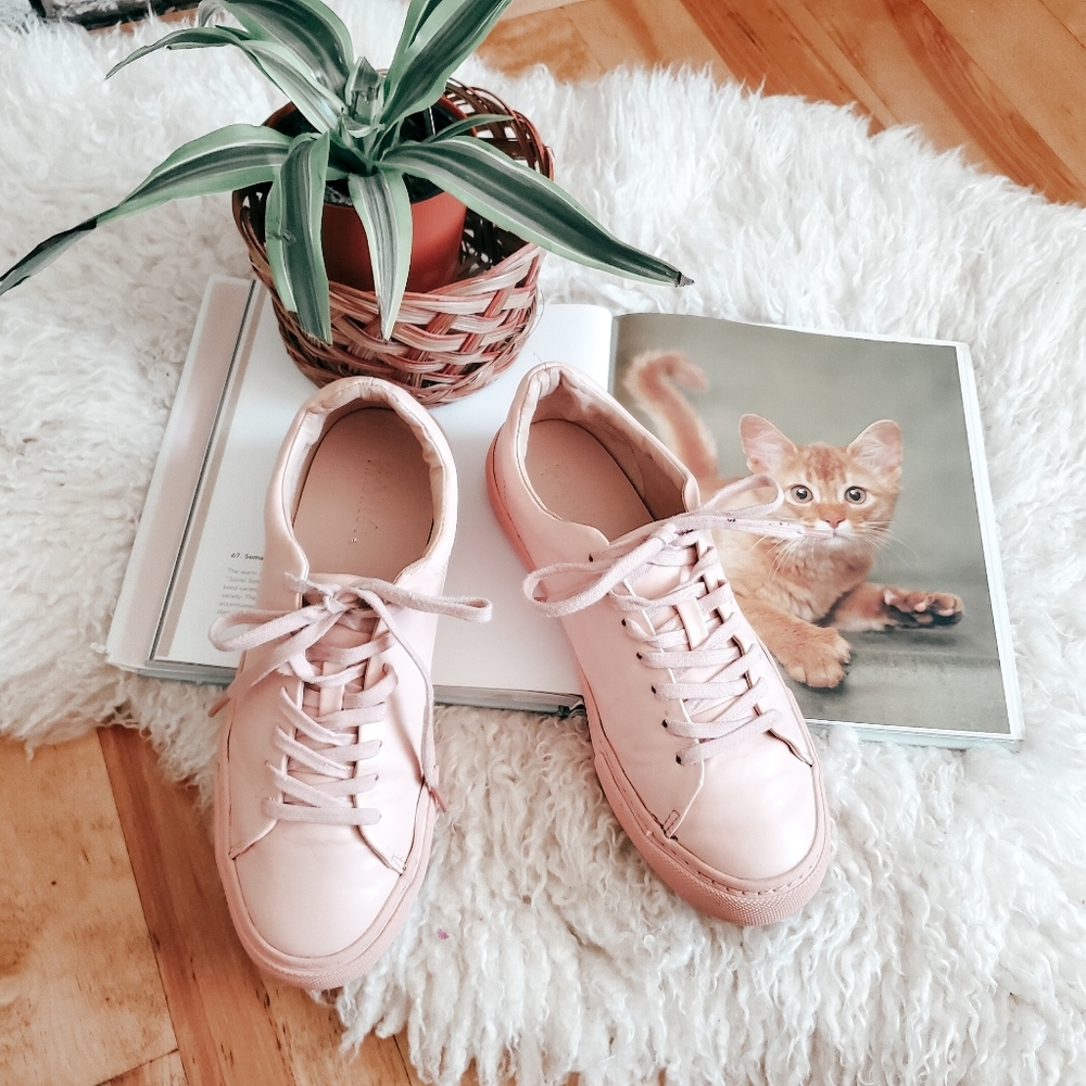 Zara basic lace up sneakers